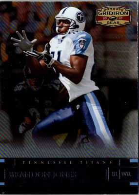 2007 Donruss Gridiron Gear Brandon Jones #88