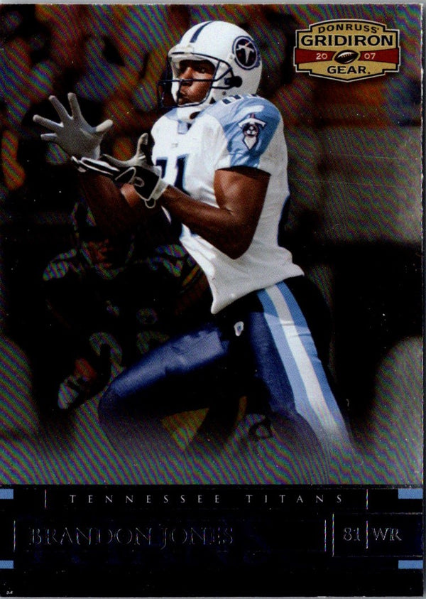 2007 Donruss Gridiron Gear Brandon Jones #88
