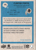 2009 Upper Deck Clinton Portis #195
