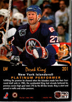 1991 Pro Set Platinum Derek King #201