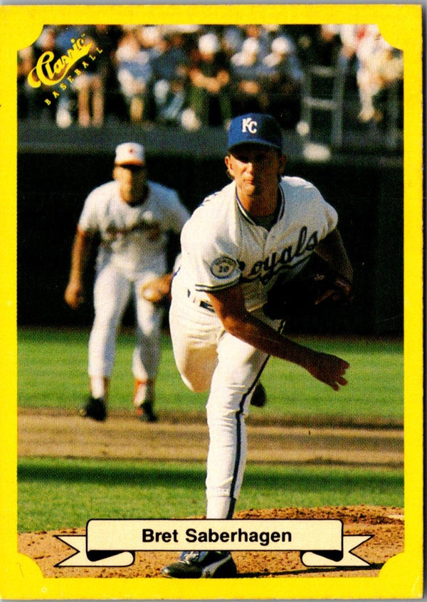 1987 Classic Update Yellow Bret Saberhagen #116