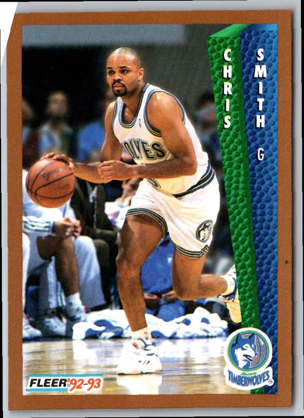 1992 Fleer Chris Smith #383 Rookie