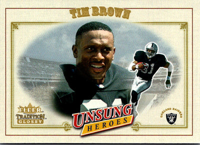 2001 Fleer Tradition Glossy Tim Brown #321