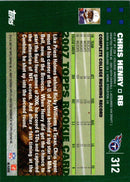 2007 Topps Chris Henry