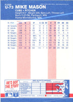 1987 Fleer Update Glossy Mike Mason #U-73