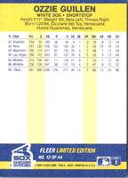 1987 Fleer Record Setters Ozzie Guillen #13
