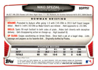 2013 Bowman Draft Picks & Prospects Chrome Niko Spezial #BDPP97