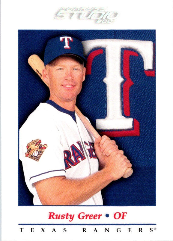 2001 Donruss Classics Rusty Greer #89
