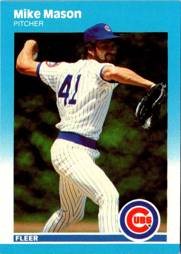 1987 Fleer Update Glossy Mike Mason #U-73