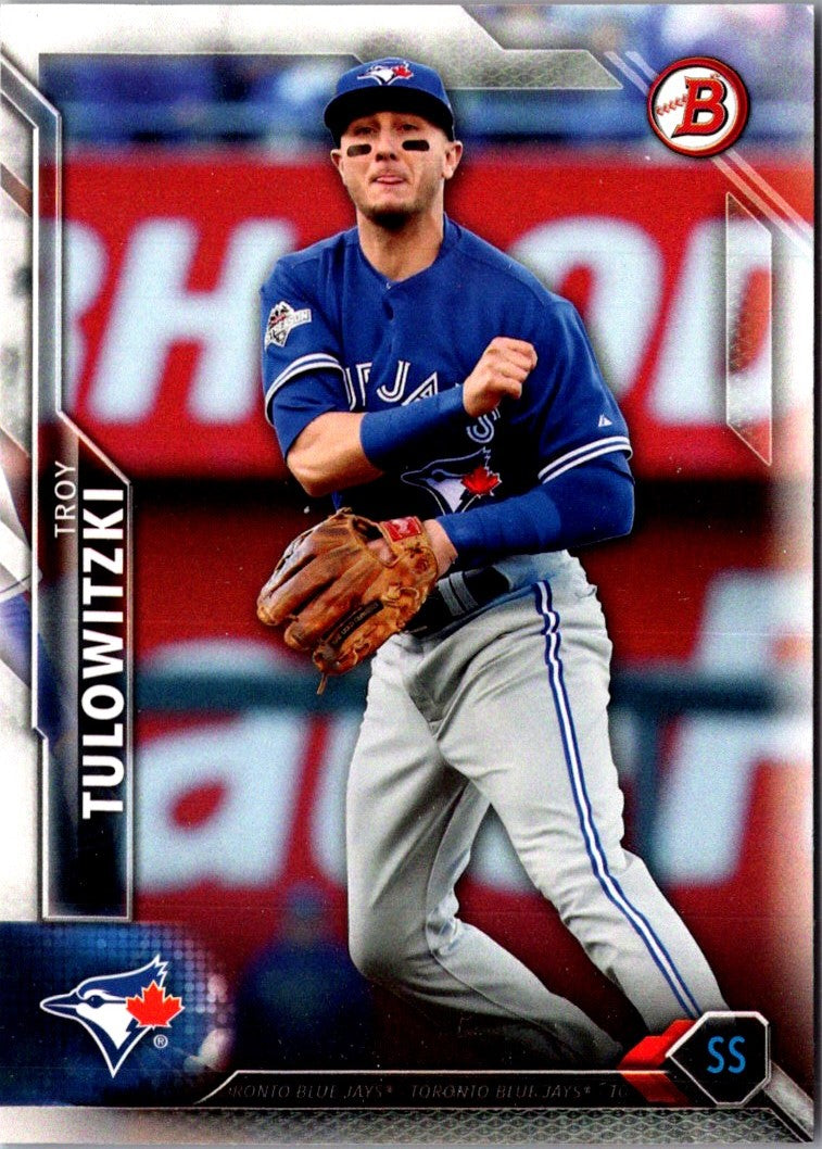 2016 Bowman Troy Tulowitzki