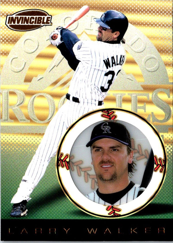 1999 Pacific Invincible Larry Walker #53