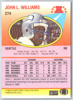 1990 Fleer John L. Williams #274