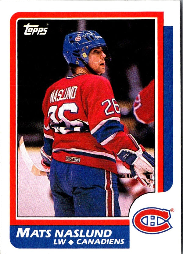 1986 Topps Mats Naslund #161