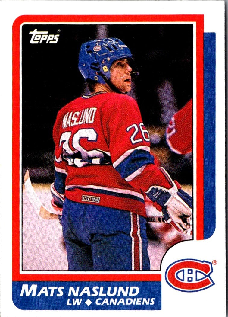 1986 Topps Mats Naslund