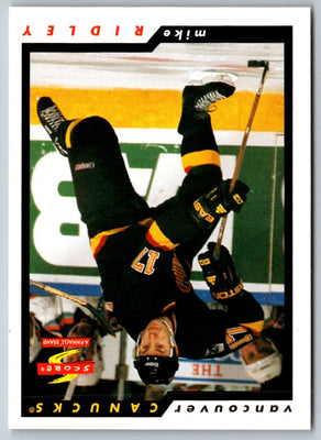 1996 Score Mike Ridley #184