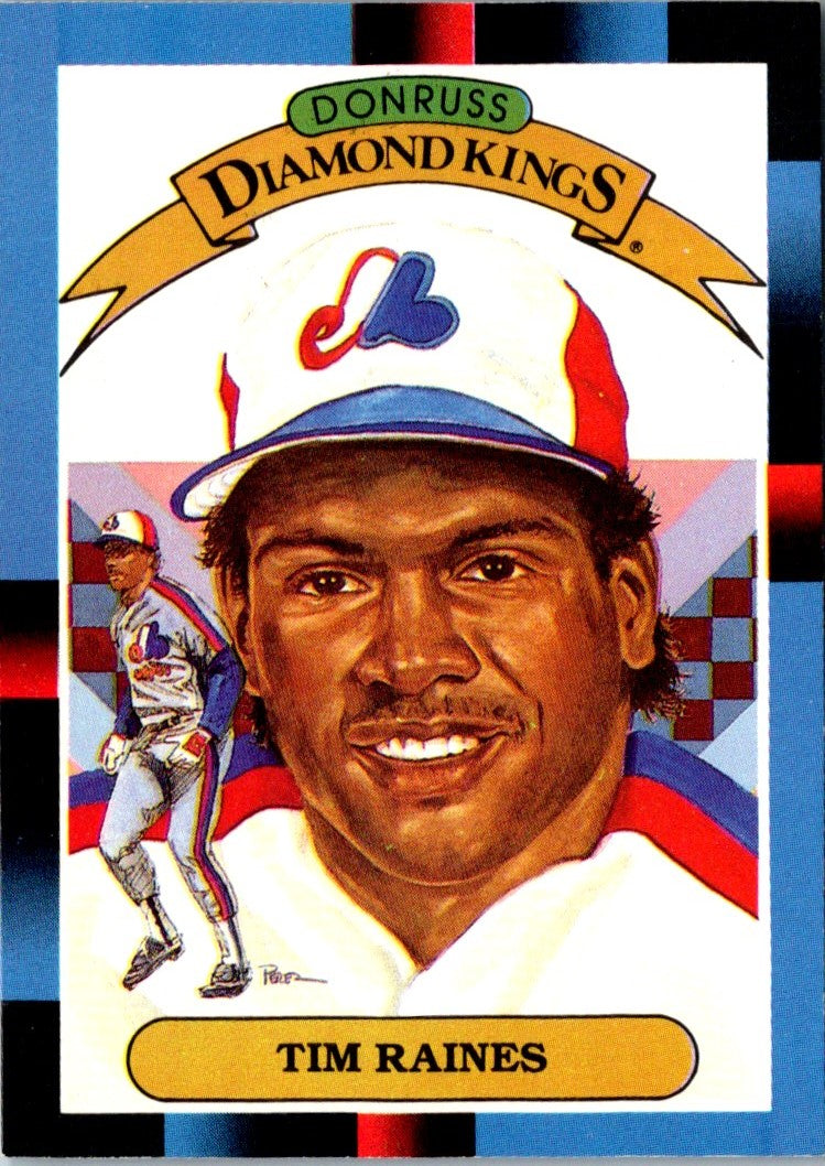 1988 Diamond Kings Tim Raines