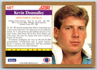 1991 Score Kevin Donnalley #607 Rookie