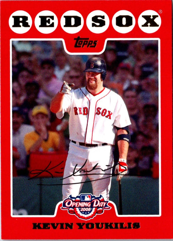 2008 Topps Opening Day Kevin Youkilis #47