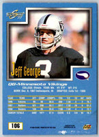 1999 Score Jeff George #106