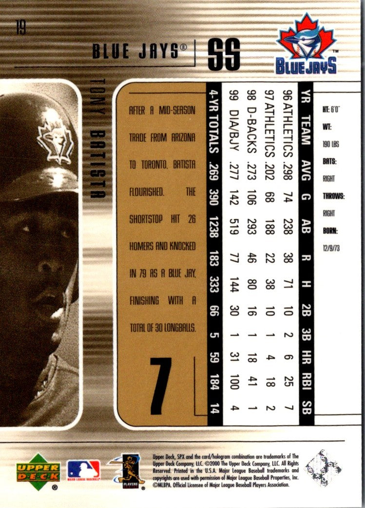 2000 SPx Tony Batista