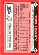 1986 Topps Traded Tim Leary