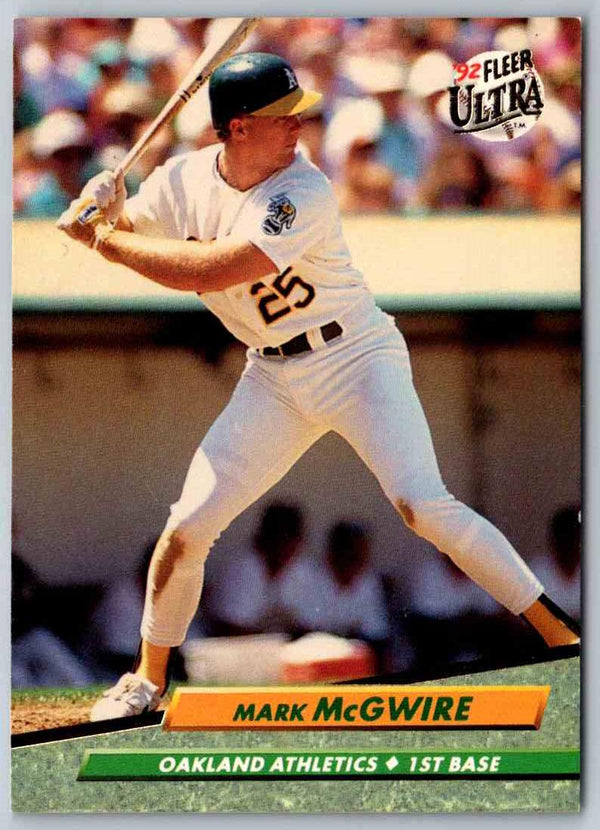 1992 Fleer Ultra Mark Mcgwire #115