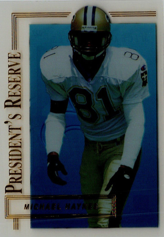 1996 Collector's Edge President's Reserve Michael Haynes #327