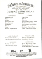 2012 Topps Allen & Ginter Jordan Zimmermann #73