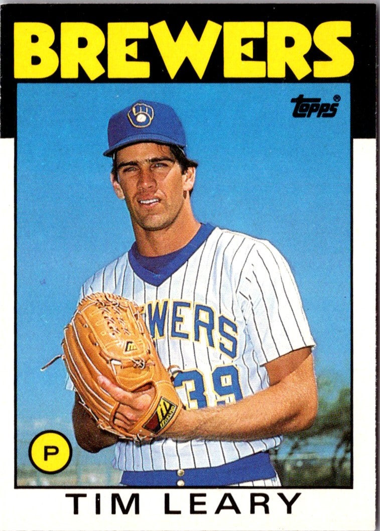 1986 Topps Traded Tim Leary