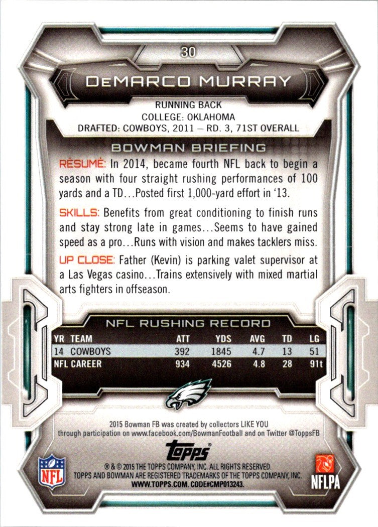 2015 Bowman DeMarco Murray