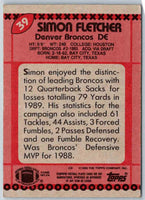 1990 Topps Simon Fletcher #39