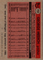 1981 Topps George Medich #702
