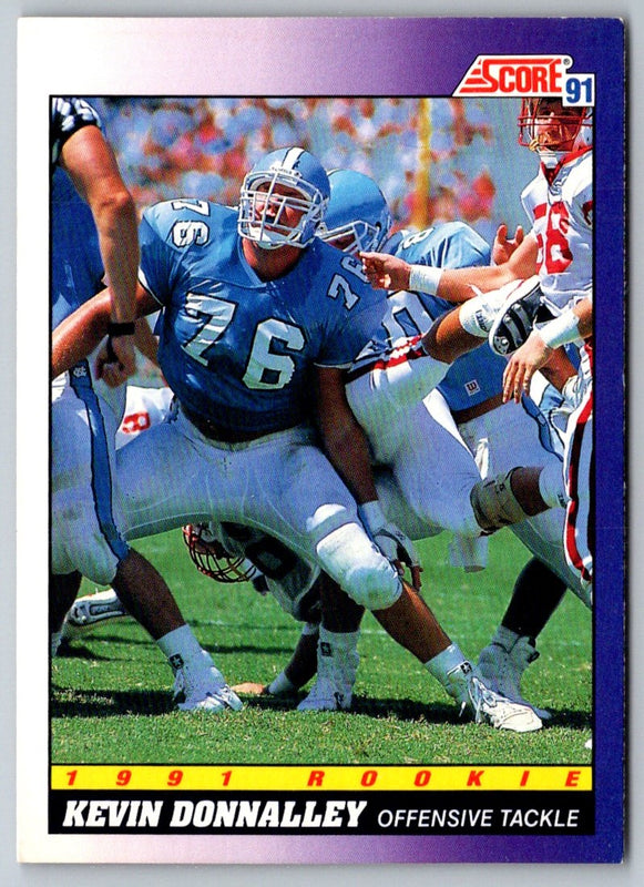 1991 Score Kevin Donnalley #607 Rookie
