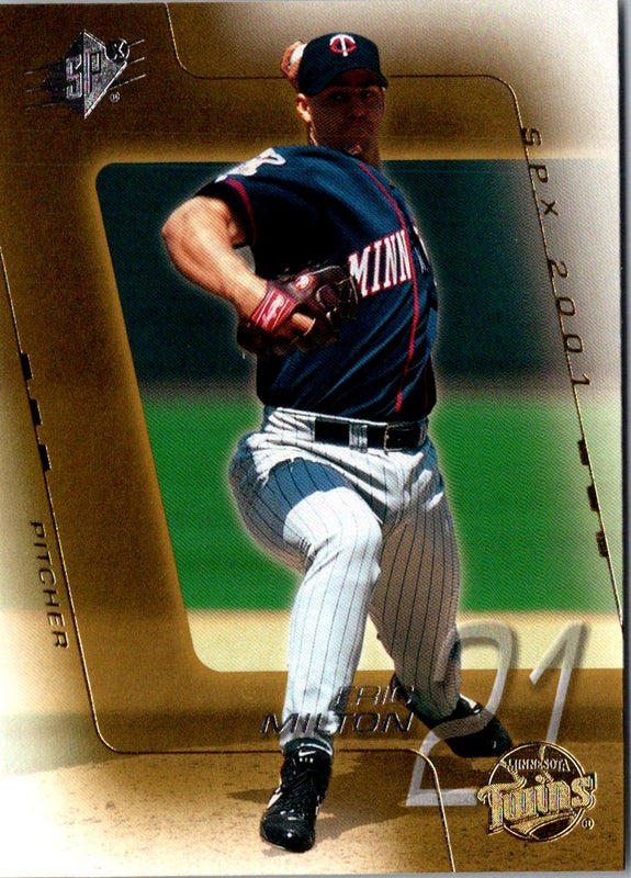 2002 Upper Deck Sweet Spot Eric Milton #31