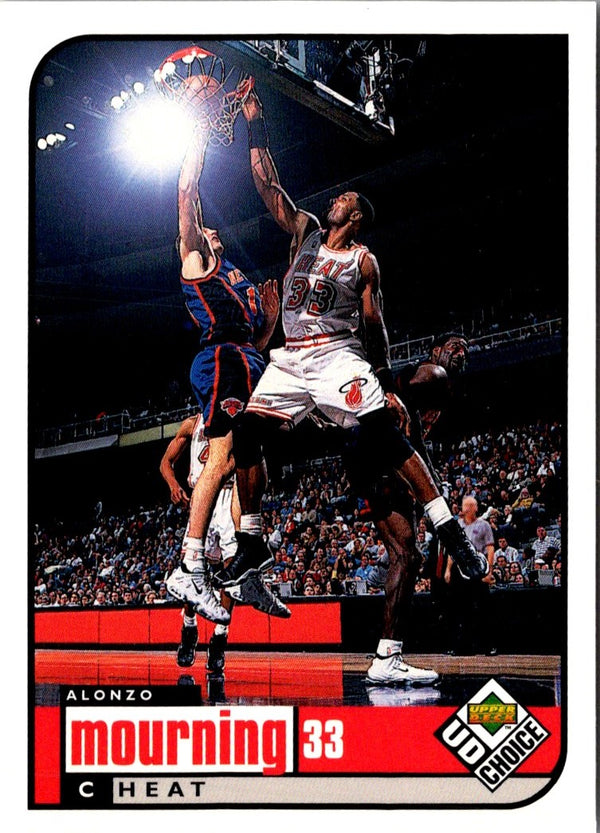 1998 UD Choice Alonzo Mourning #74