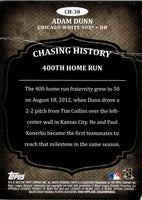 2013 Topps Chasing History Adam Dunn #CH-30