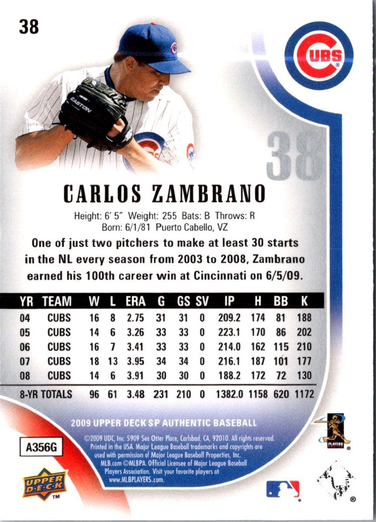 2008 Upper Deck Goudey Carlos Zambrano