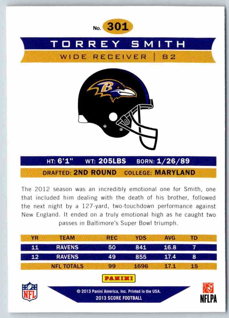 2013 Score Torrey Smith