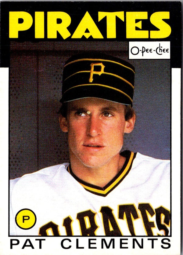 1986 O-Pee-Chee Pat Clements #283