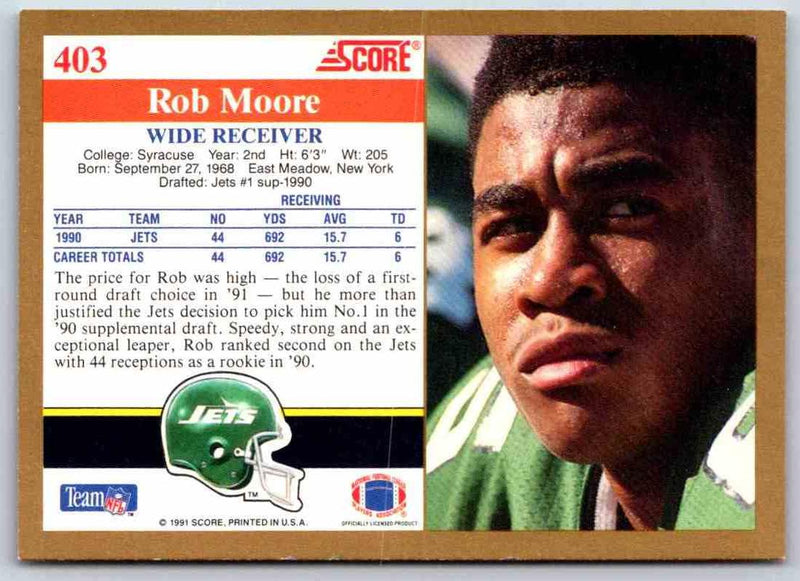 1991 Score Rob Moore