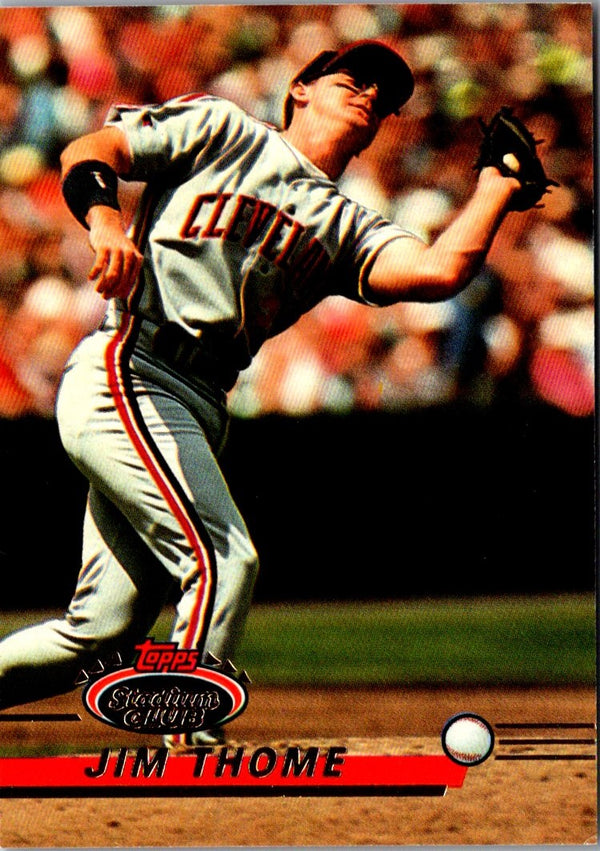 1993 Stadium Club First Day Production Jim Thome #8