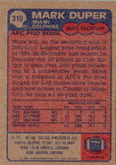 1985 Topps Mark Duper