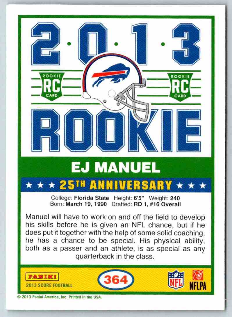 2012 Score Ej Manuel