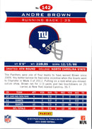 2013 Score Andre Brown
