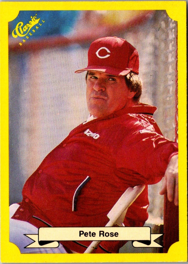 1987 Classic Update Yellow/Green Backs Pete Rose #103