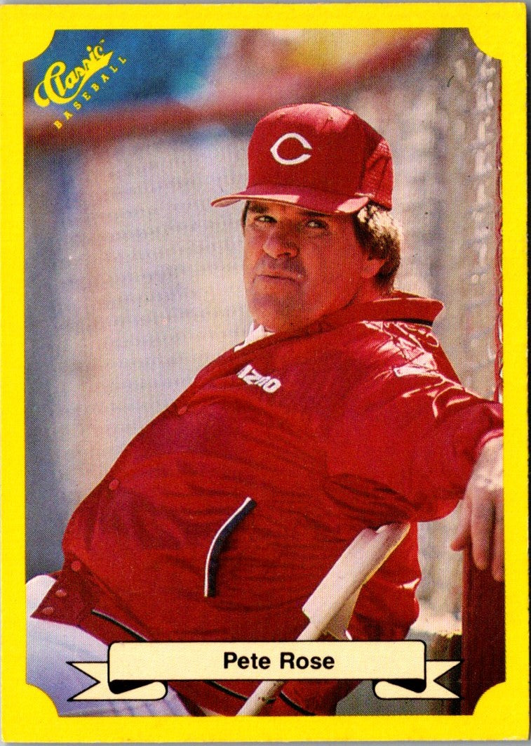 1987 Classic Update Yellow/Green Backs Pete Rose