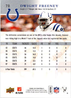2008 Upper Deck Dwight Freeney #78