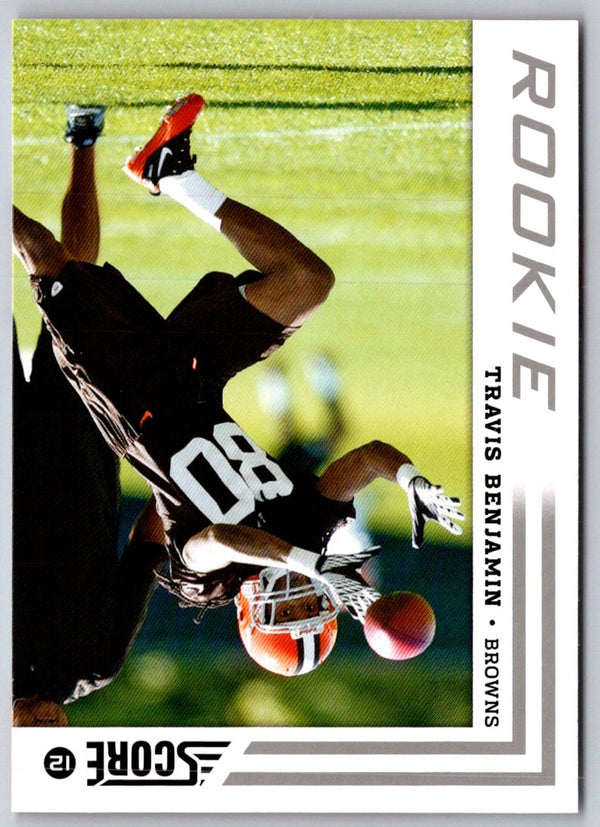 2012 Score Travis Benjamin #400 Rookie