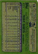 1982 Topps Mike Davis
