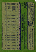 1982 Topps Mike Davis #671